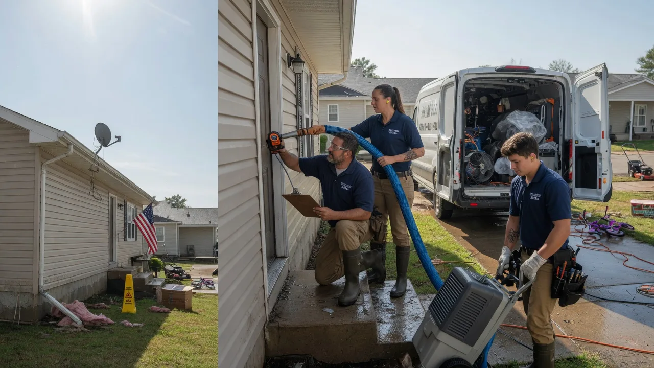 Ceiling Water Damage Restoration in Faber, VA near me